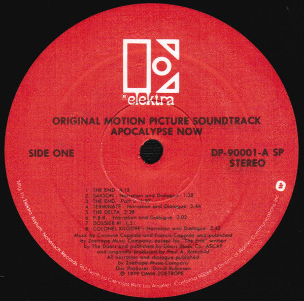 Carmine Coppola & Francis Coppola* : Apocalypse Now - Original Motion Picture Soundtrack (2xLP, Album, SP )