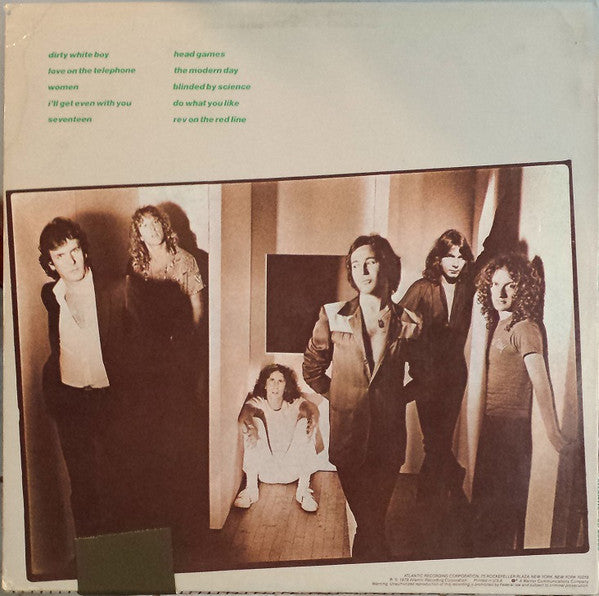 Foreigner : Head Games (LP, Album, PR )