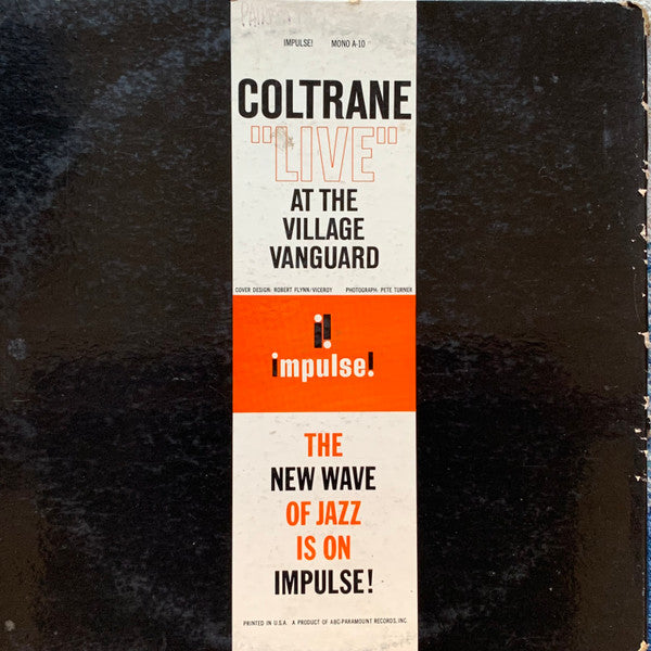 Coltrane* : "Live" At The Village Vanguard (LP, Album, Mono, Gat)