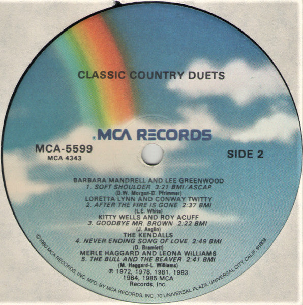 Various : Classic Country Duets (LP, Comp)