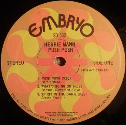 Herbie Mann : Push Push (LP, Album, Club, PR )