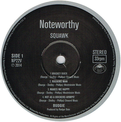 Budgie : Squawk (LP, Album, RE)