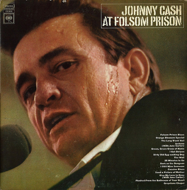 Johnny Cash : At Folsom Prison (LP, Album, Pit)