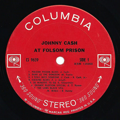Johnny Cash : At Folsom Prison (LP, Album, Pit)