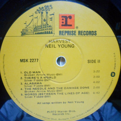 Neil Young : Harvest (LP, Album, RE, Win)