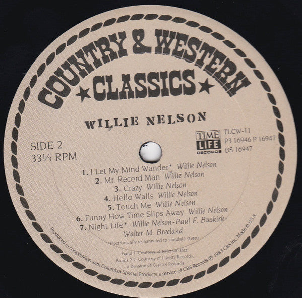 Willie Nelson : Country & Western Classics (3xLP, Comp + Box)