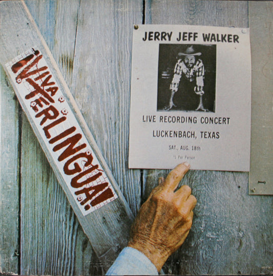 Jerry Jeff Walker : ¡Viva Terlingua! (LP, Album, Pin)