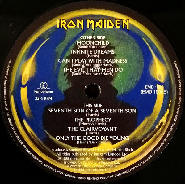 Iron Maiden : Seventh Son Of A Seventh Son (LP, Album, RE, RM, 180)