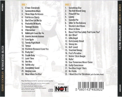 Eddie Cochran : Summertime Blues (2xCD, Comp, RM, Sli)