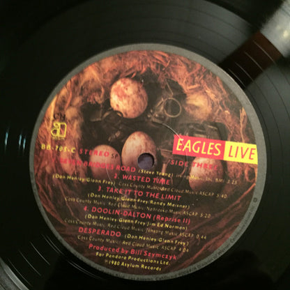 Eagles : Eagles Live (2xLP, Album, Club, Col)
