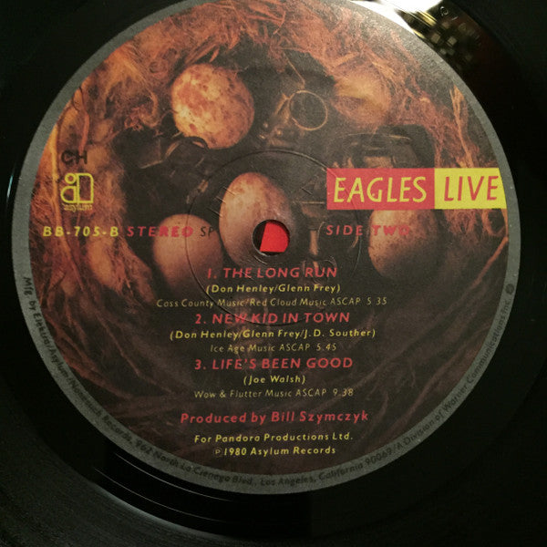 Eagles : Eagles Live (2xLP, Album, Club, Col)