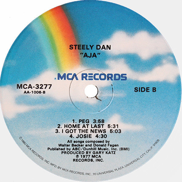 Steely Dan : Aja (LP, Album, RE, Glo)