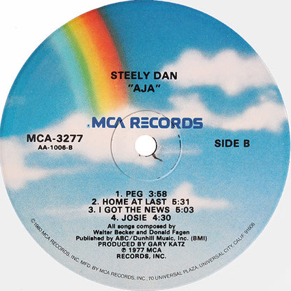 Steely Dan : Aja (LP, Album, RE, Glo)
