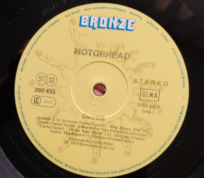 Motörhead : Overkill (LP, Album, RP)