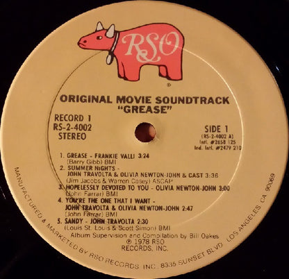 Various : Grease (The Original Soundtrack From The Motion Picture) (2xLP, Album, San)