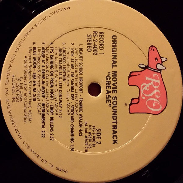 Various : Grease (The Original Soundtrack From The Motion Picture) (2xLP, Album, San)