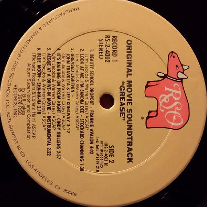 Various : Grease (The Original Soundtrack From The Motion Picture) (2xLP, Album, San)