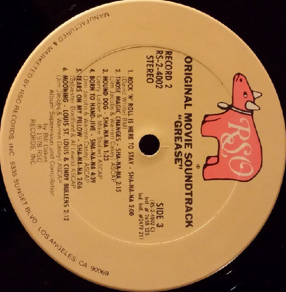 Various : Grease (The Original Soundtrack From The Motion Picture) (2xLP, Album, San)