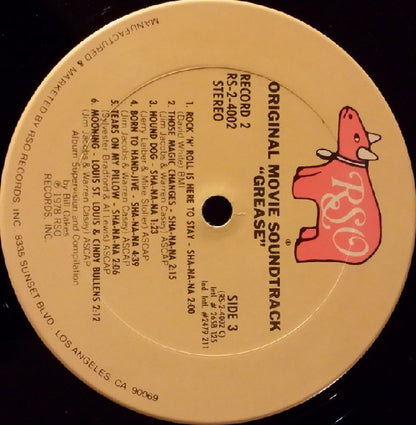 Various : Grease (The Original Soundtrack From The Motion Picture) (2xLP, Album, San)