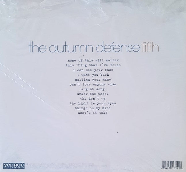 The Autumn Defense : Fifth (2xLP, 180 + CD, Album)