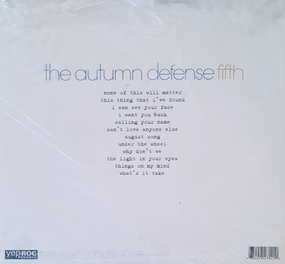 The Autumn Defense : Fifth (2xLP, 180 + CD, Album)