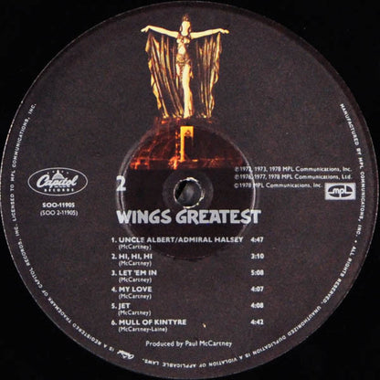 Wings (2) : Wings Greatest (LP, Comp, Win)