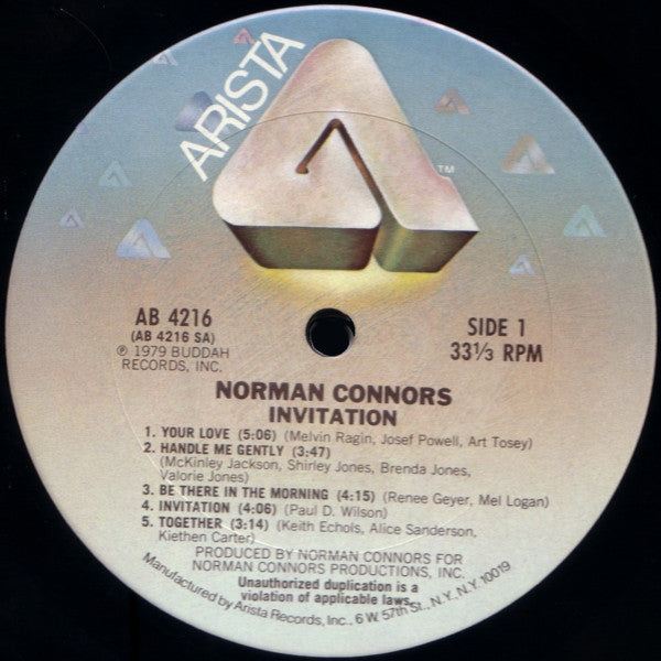 Norman Connors : Invitation (LP, Album, San)