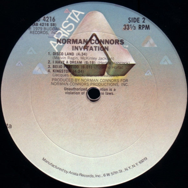 Norman Connors : Invitation (LP, Album, San)
