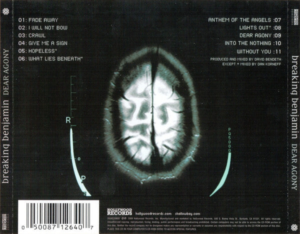 Breaking Benjamin : Dear Agony (CD, Album, Enh)