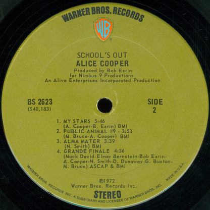 Alice Cooper : School's Out (LP, Album)