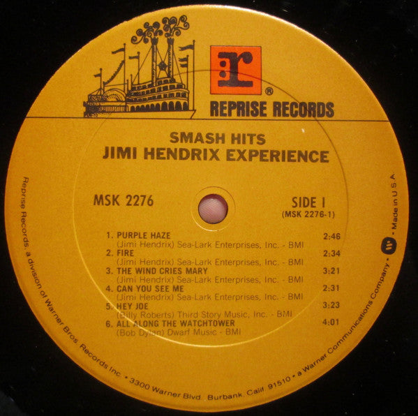 The Jimi Hendrix Experience : Smash Hits (LP, Comp, Club)