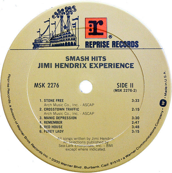 The Jimi Hendrix Experience : Smash Hits (LP, Comp, Club)