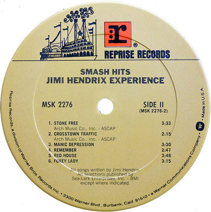 The Jimi Hendrix Experience : Smash Hits (LP, Comp, Club)