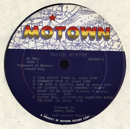 David Ruffin : David Ruffin (LP, Album)