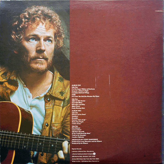 Gordon Lightfoot : Gord's Gold (2xLP, Album, Comp, Jac)