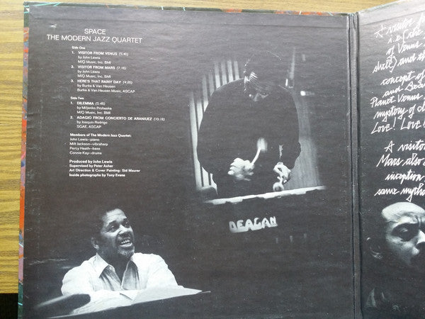 The Modern Jazz Quartet : Space (LP, Album, Los)
