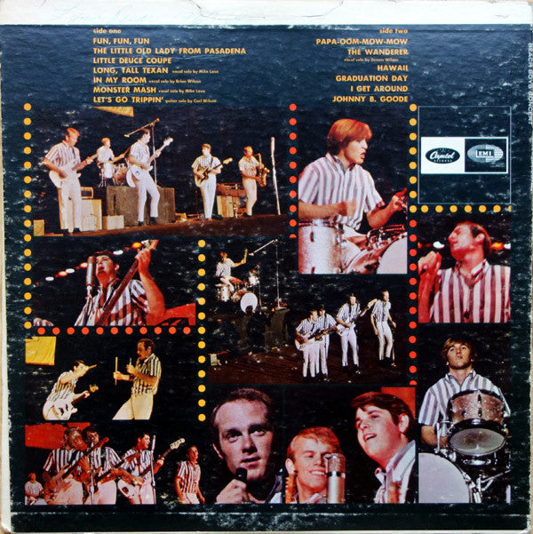 The Beach Boys : Concert (LP, Album, Mono, Scr)