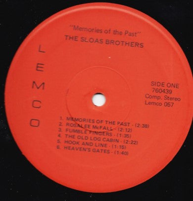 The Sloas Brothers : Memories Of The Past (LP, Album)