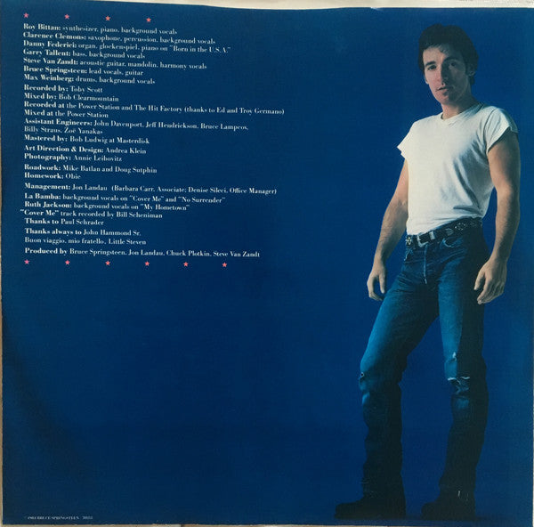 Bruce Springsteen : Born In The U.S.A. (LP, Album, Pit)