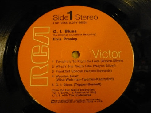 Elvis Presley : G.I. Blues (LP, Album, RE)