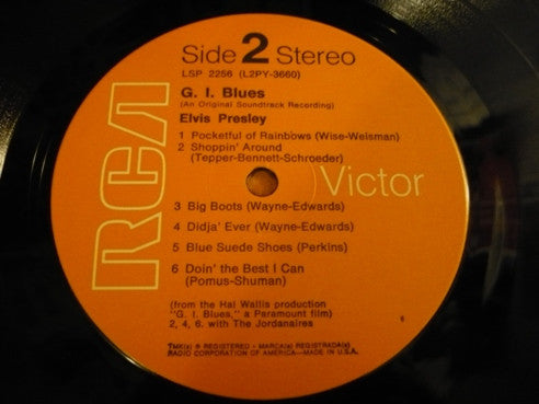 Elvis Presley : G.I. Blues (LP, Album, RE)