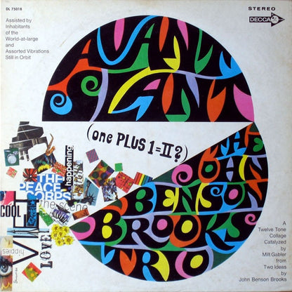 The John Benson Brooks Trio* : Avant Slant (One Plus 1 = II) (LP, Promo)