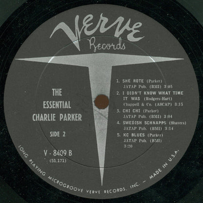 Charlie Parker : The Essential Charlie Parker (LP, Comp, Mono, RM, Hig)