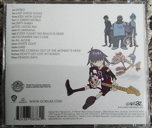 Gorillaz : Demon Days (CD, Album, RE)