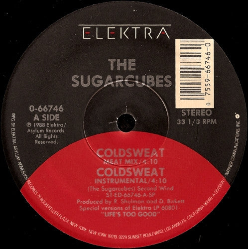 The Sugarcubes : Coldsweat (12")