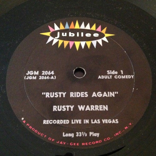 Rusty Warren : Rusty Rides Again (LP)