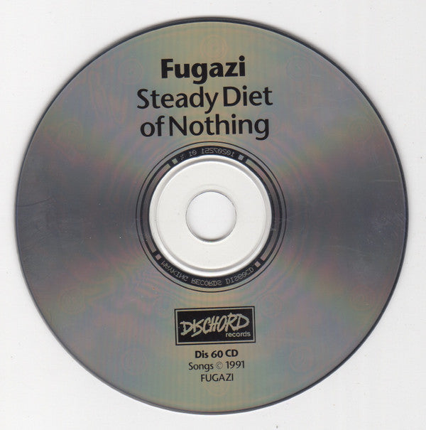 Fugazi : Steady Diet Of Nothing (CD, Album, RE, RP, MAY)