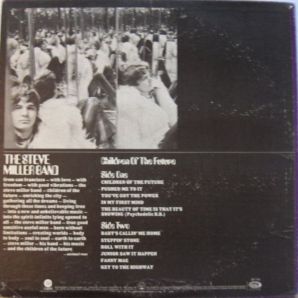 The Steve Miller Band* : Children Of The Future (LP, Album, RE, Win)