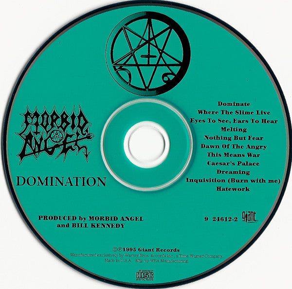 Morbid Angel : Domination (CD, Album, RE)