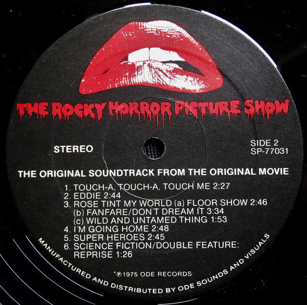 "The Rocky Horror Picture Show" Original Cast : The Rocky Horror Picture Show (LP, Album, RE, Hub)